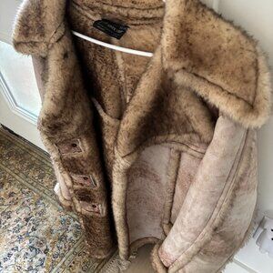 beautiful pure sheepskin mens coat